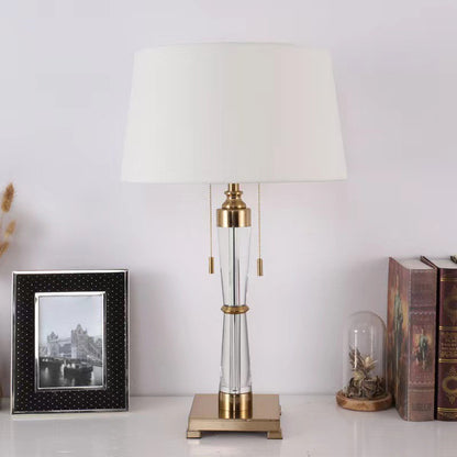 Luxe Crystal Glass Table Lamp