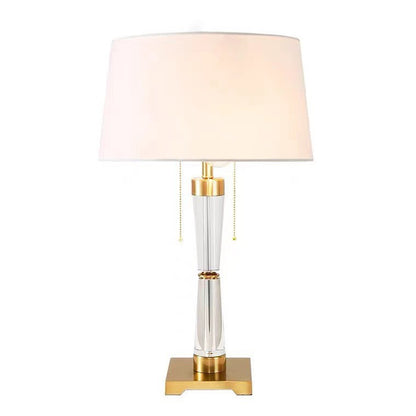 Luxe Crystal Glass Table Lamp