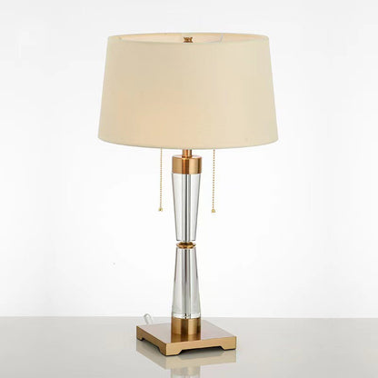 Luxe Crystal Glass Table Lamp