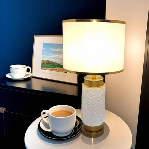 Contemporary Ceramic Bedside Study Table Lamp