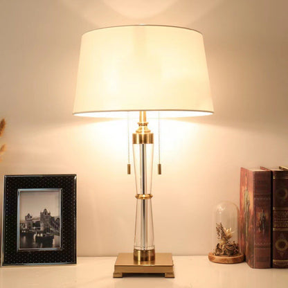 Luxe Crystal Glass Table Lamp