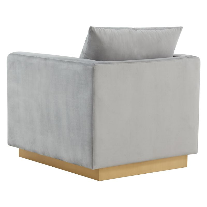 Elvira Velvet Accent Armchair