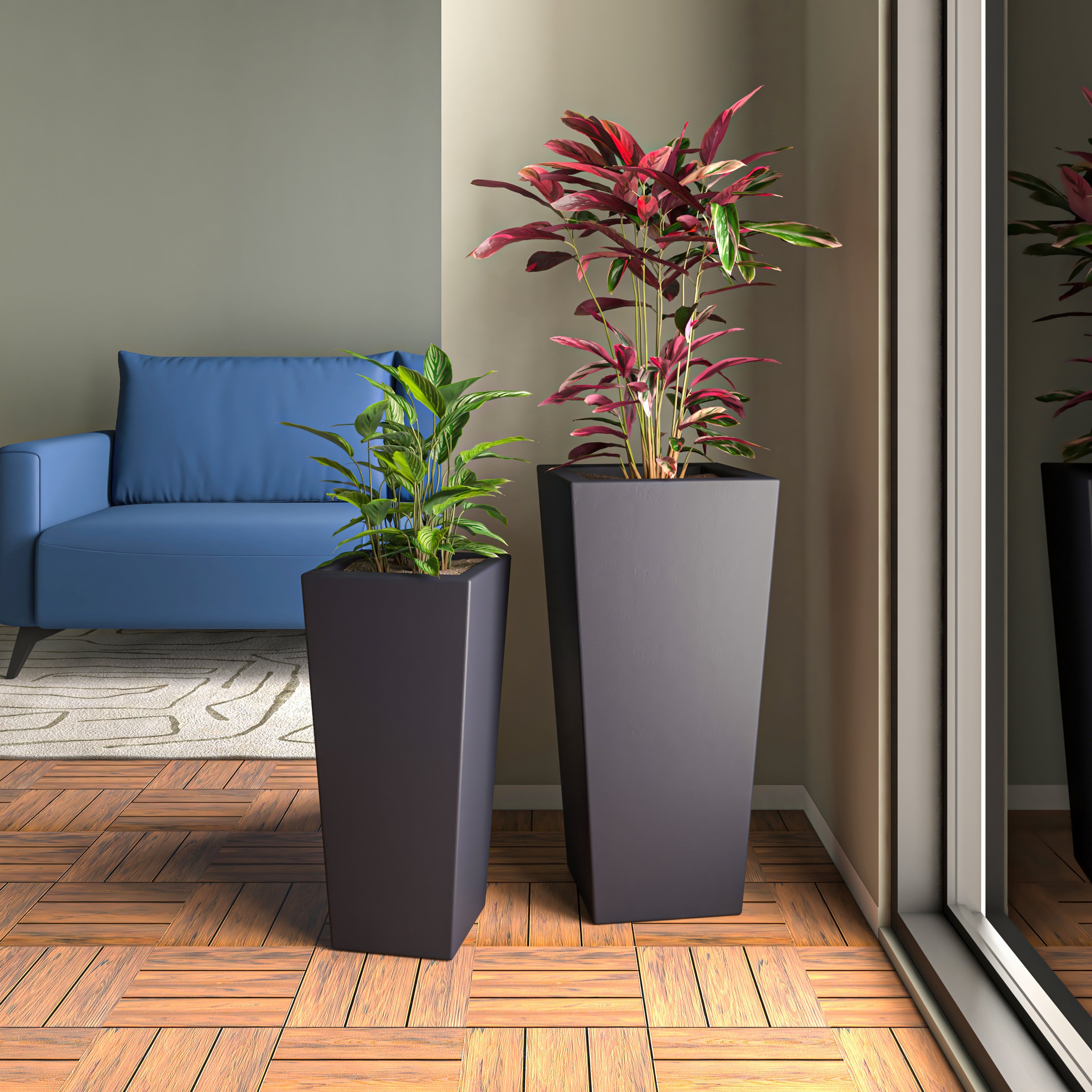 Orna Planter Set Black