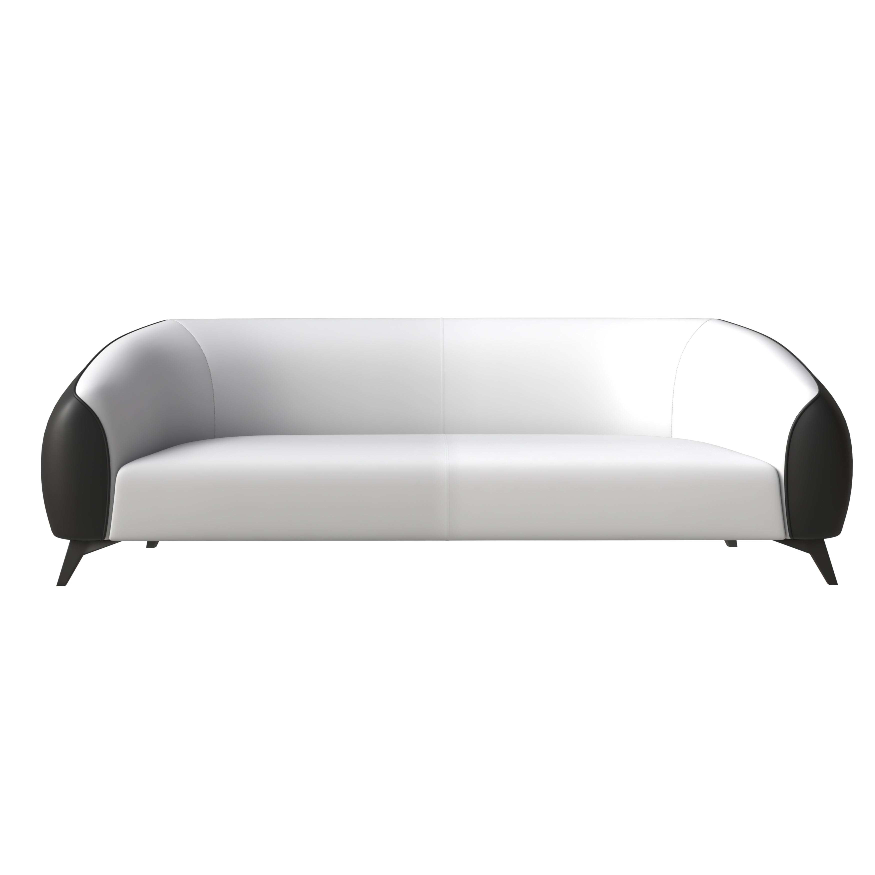 Opula Collection Three Seater Sofa In Black and White