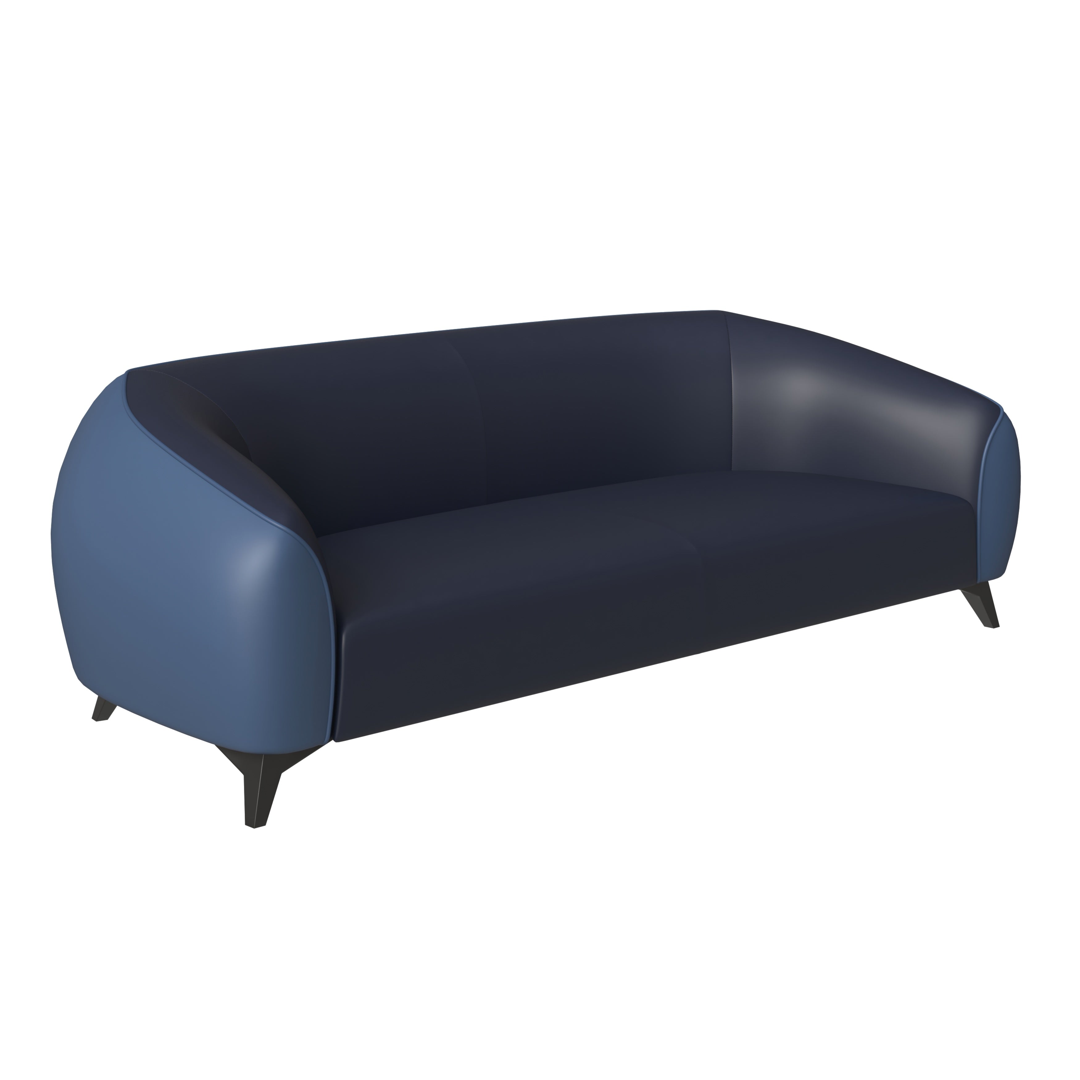 Opula Collection Three Seater Sofa In Blue