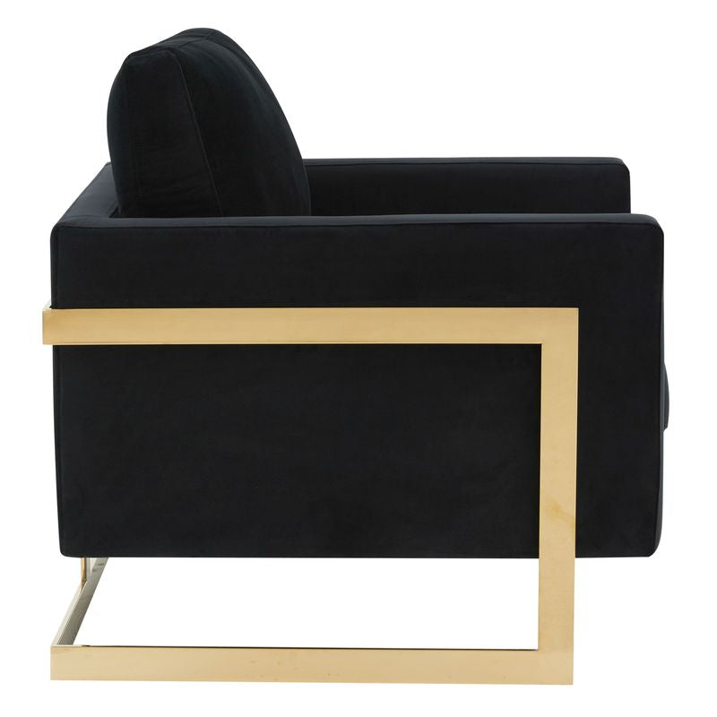 Elton Velvet Accent Armchair