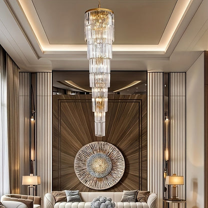 Modern Crystal Staircase Chandelier
