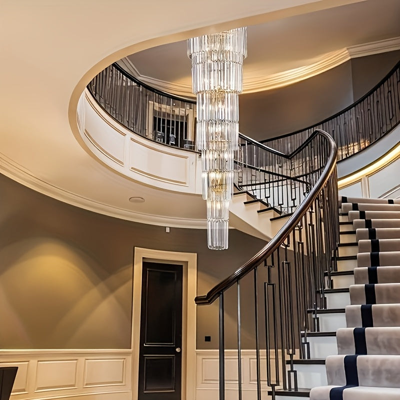 Modern Crystal Staircase Chandelier