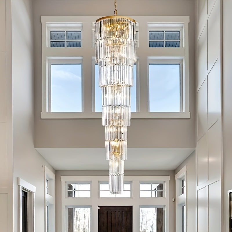 Modern Crystal Staircase Chandelier