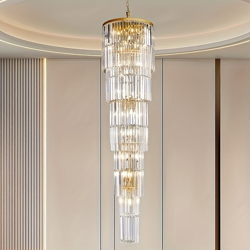 Modern Crystal Staircase Chandelier