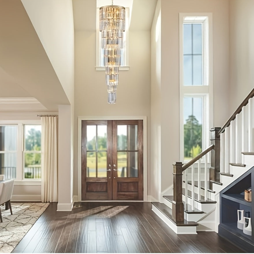 Modern Crystal Staircase Chandelier