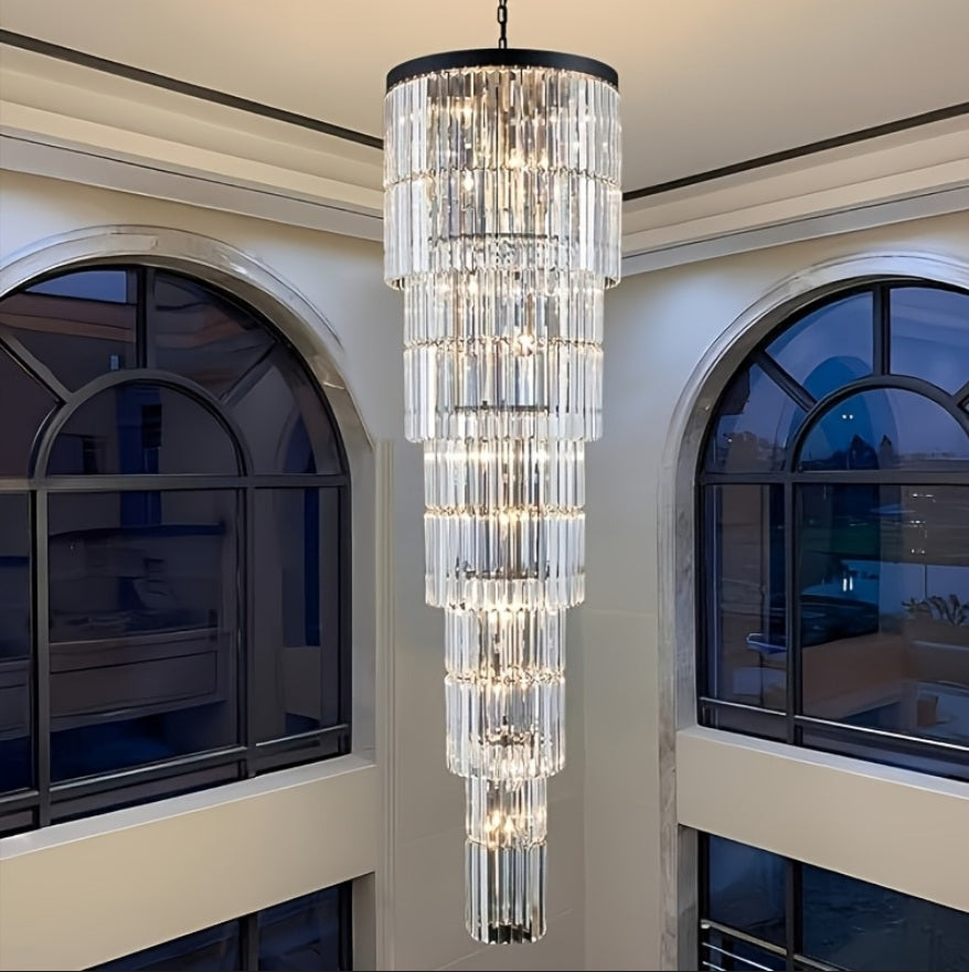 Modern Crystal Staircase Chandelier