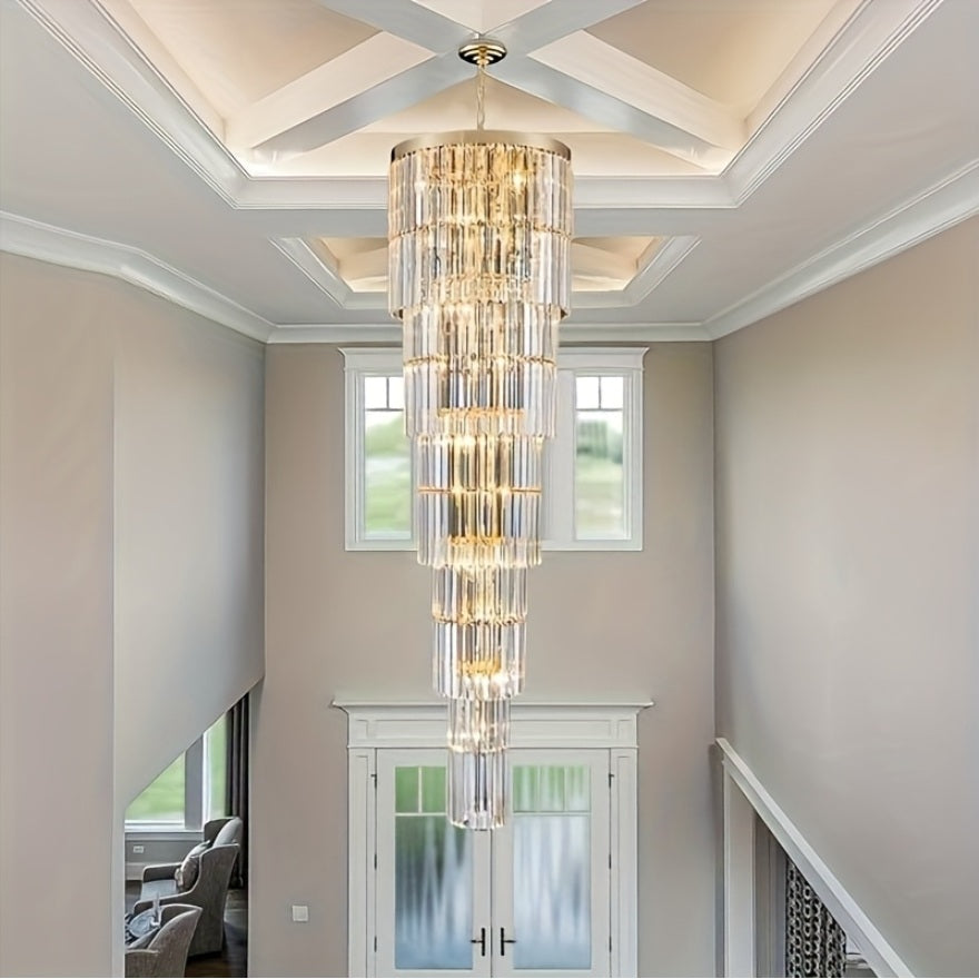 Modern Crystal Staircase Chandelier