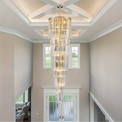 Modern Crystal Staircase Chandelier