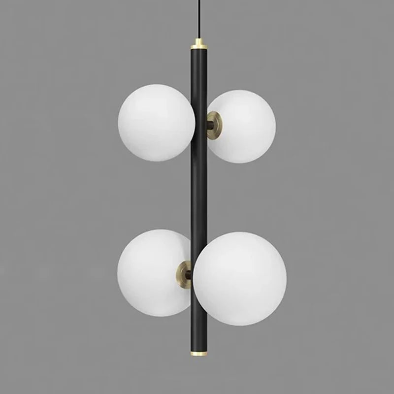 Opal Globe Staircase Pendant Light