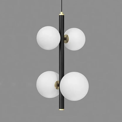 Opal Globe Staircase Pendant Light