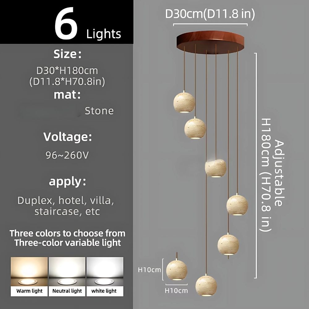Orva Multi Globe Pendant Light