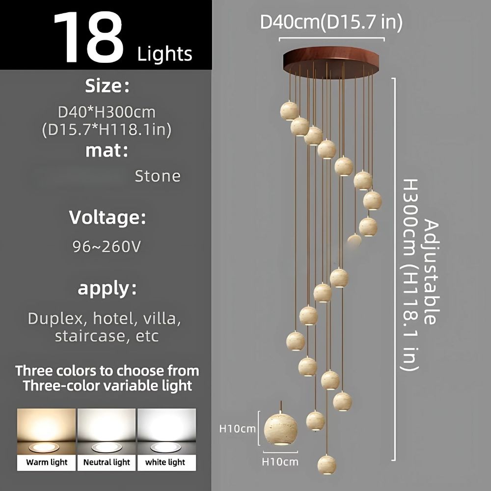 Orva Multi Globe Pendant Light