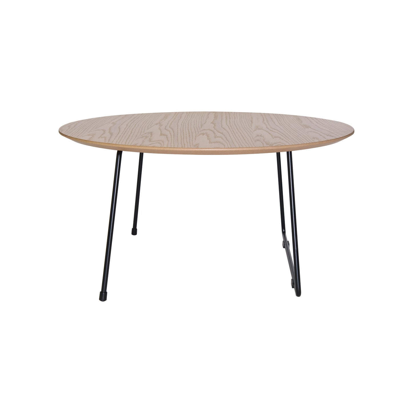 Preston Round Coffee Table with Wood Top