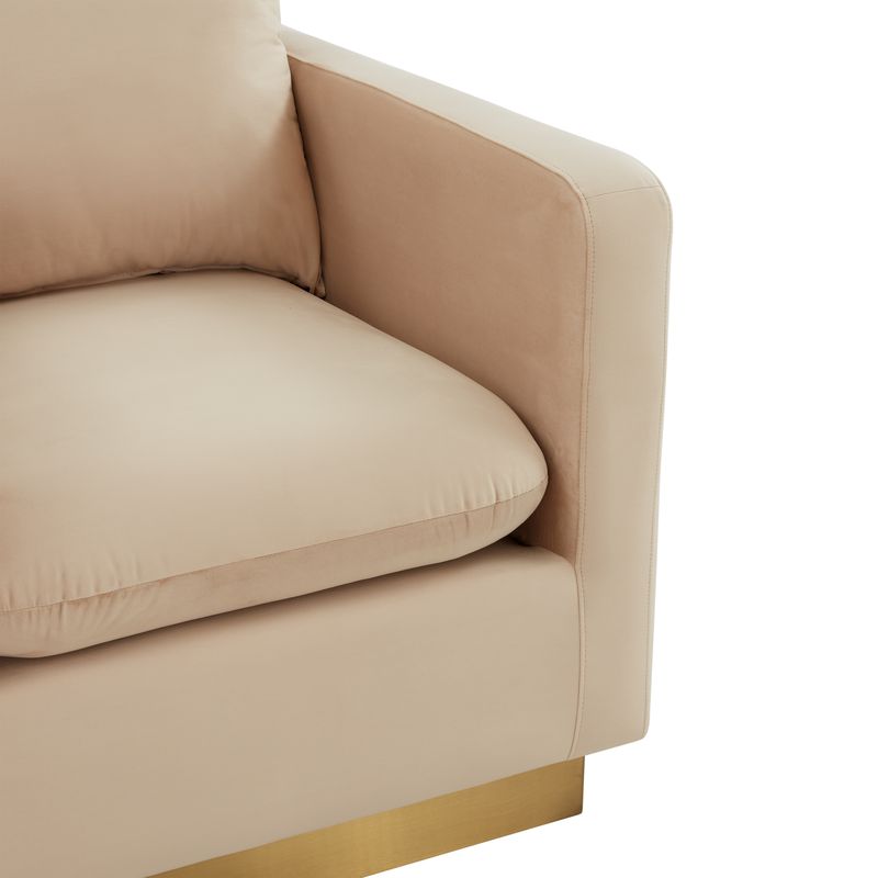 Elvira Velvet Accent Armchair