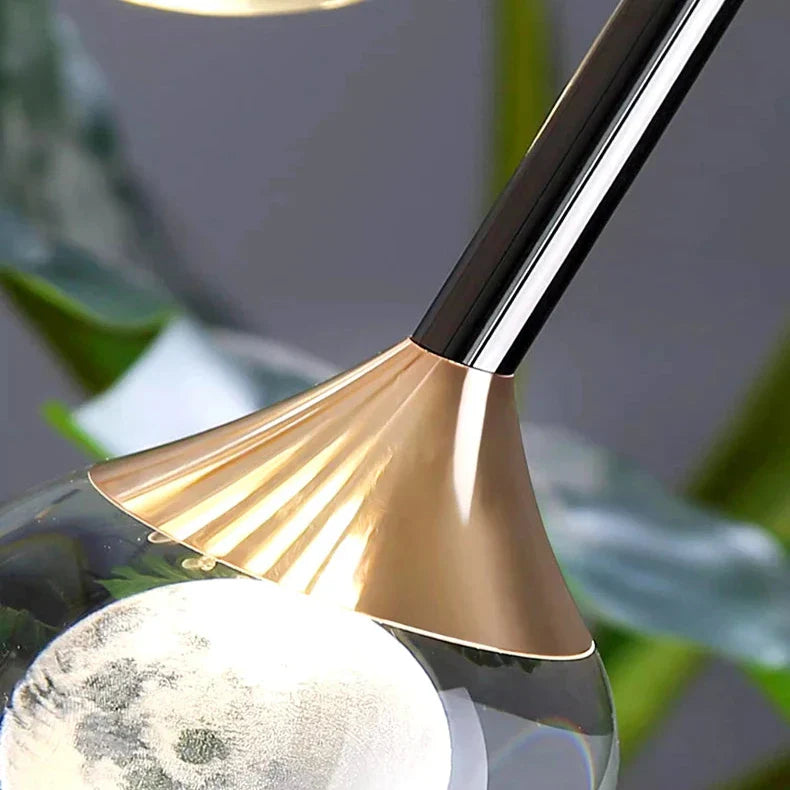 Pely Modern Crystal Stairway Chandelier