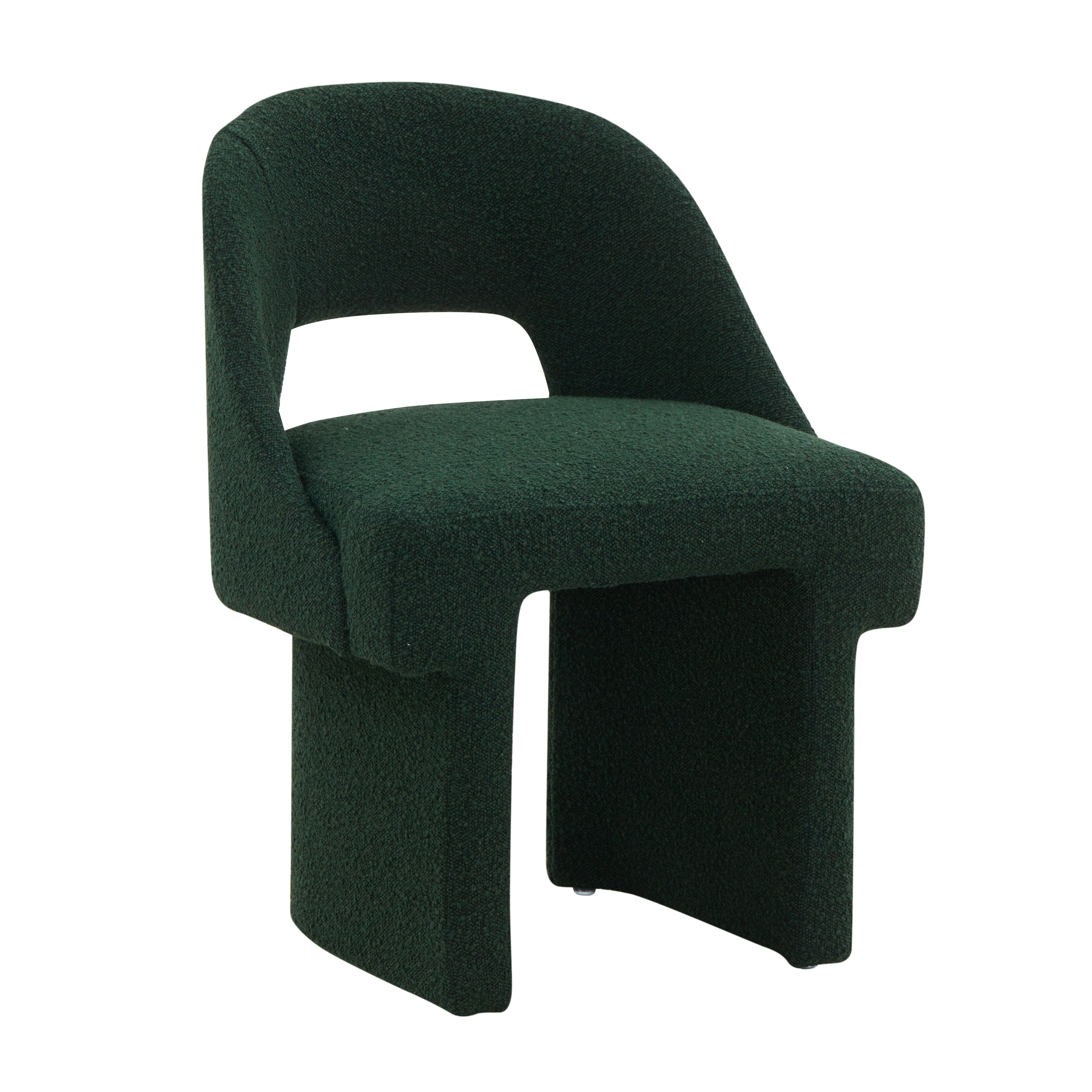 Quell Boucle Accent Chair in Green