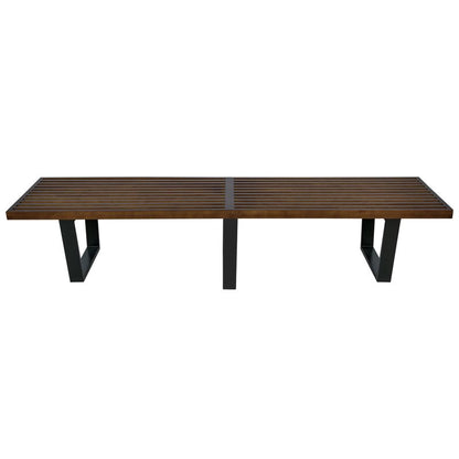 EMFURN Mid-Century Inwood Platform Bench - 6 Feet