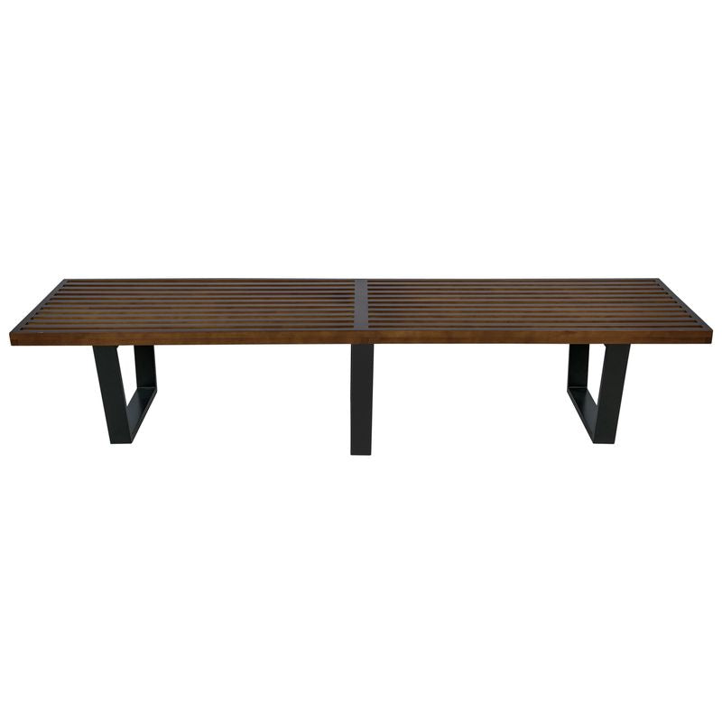 EMFURN Mid-Century Inwood Platform Bench - 6 Feet