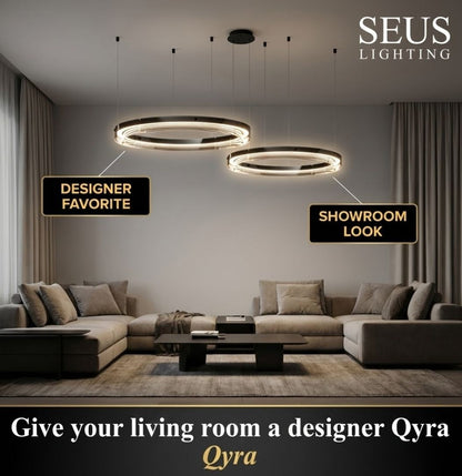 Qyra Contemporary Circular LED Chandelier