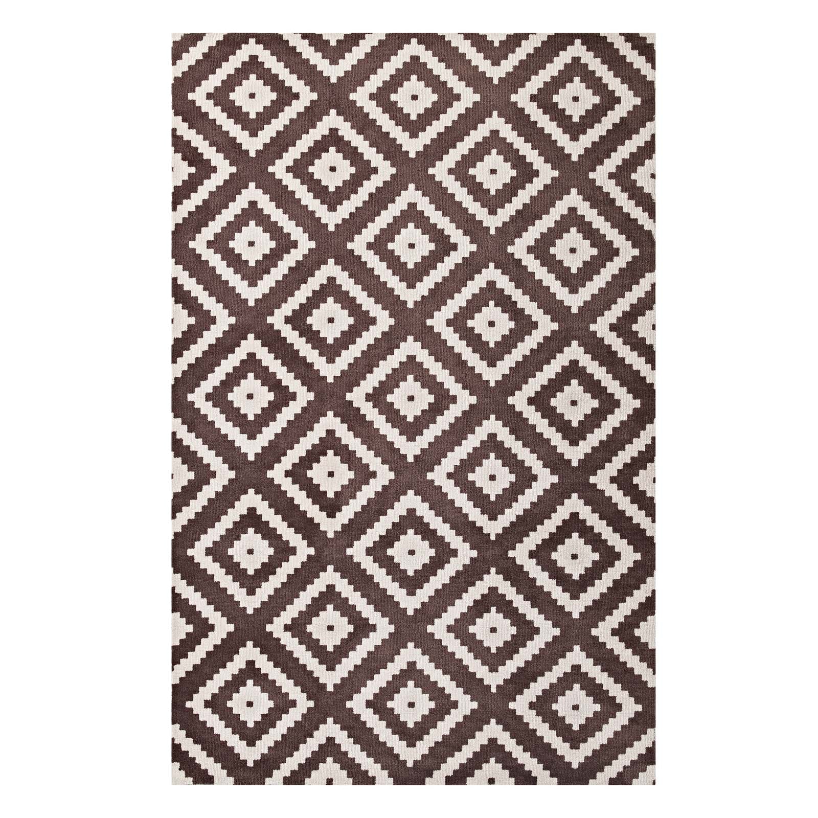 Alika Abstract Diamond Trellis 5x8 Area Rug