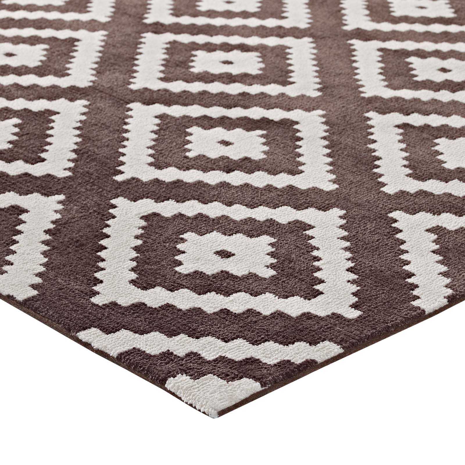 Alika Abstract Diamond Trellis 8x10 Area Rug