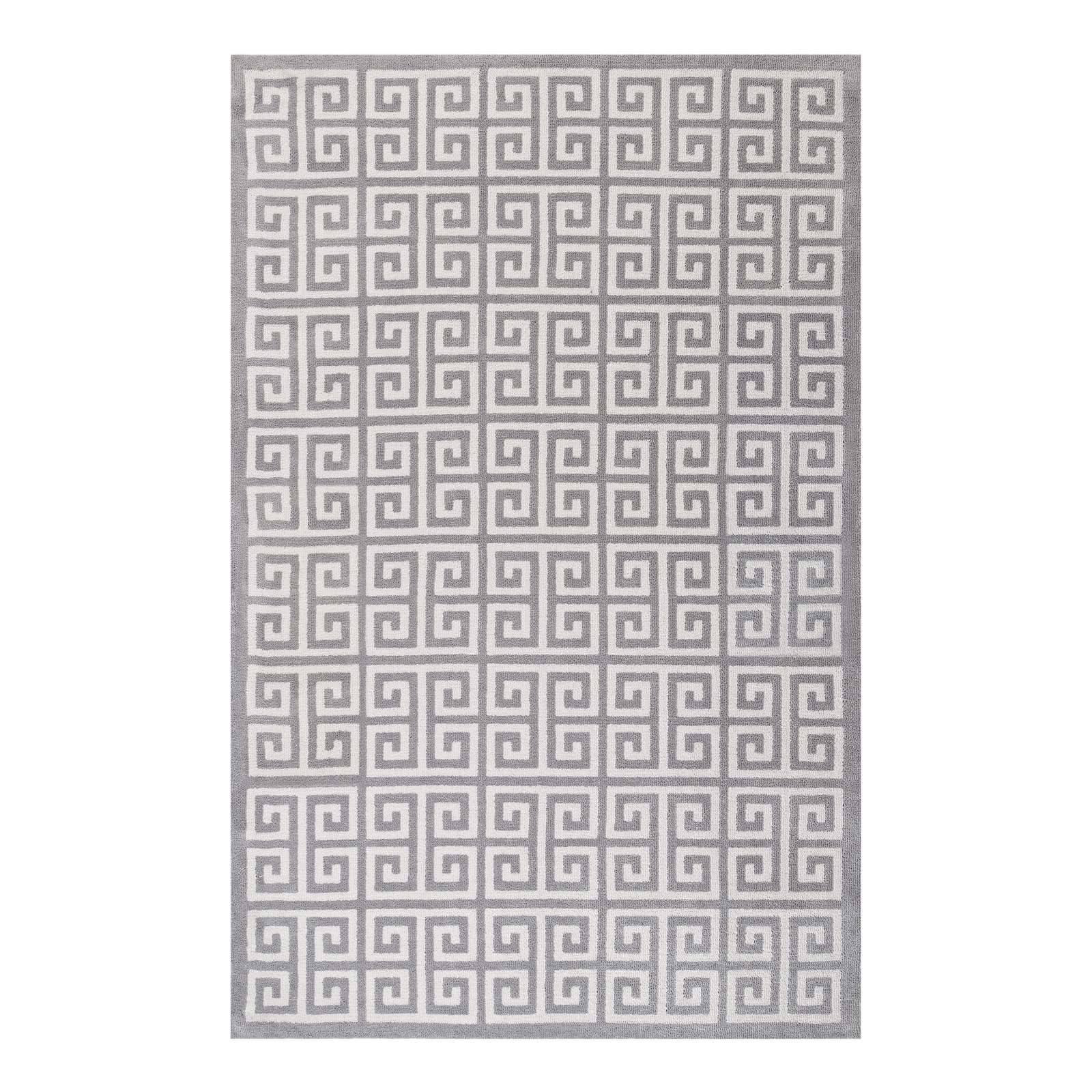 Freydis Greek Key 5x8 Area Rug