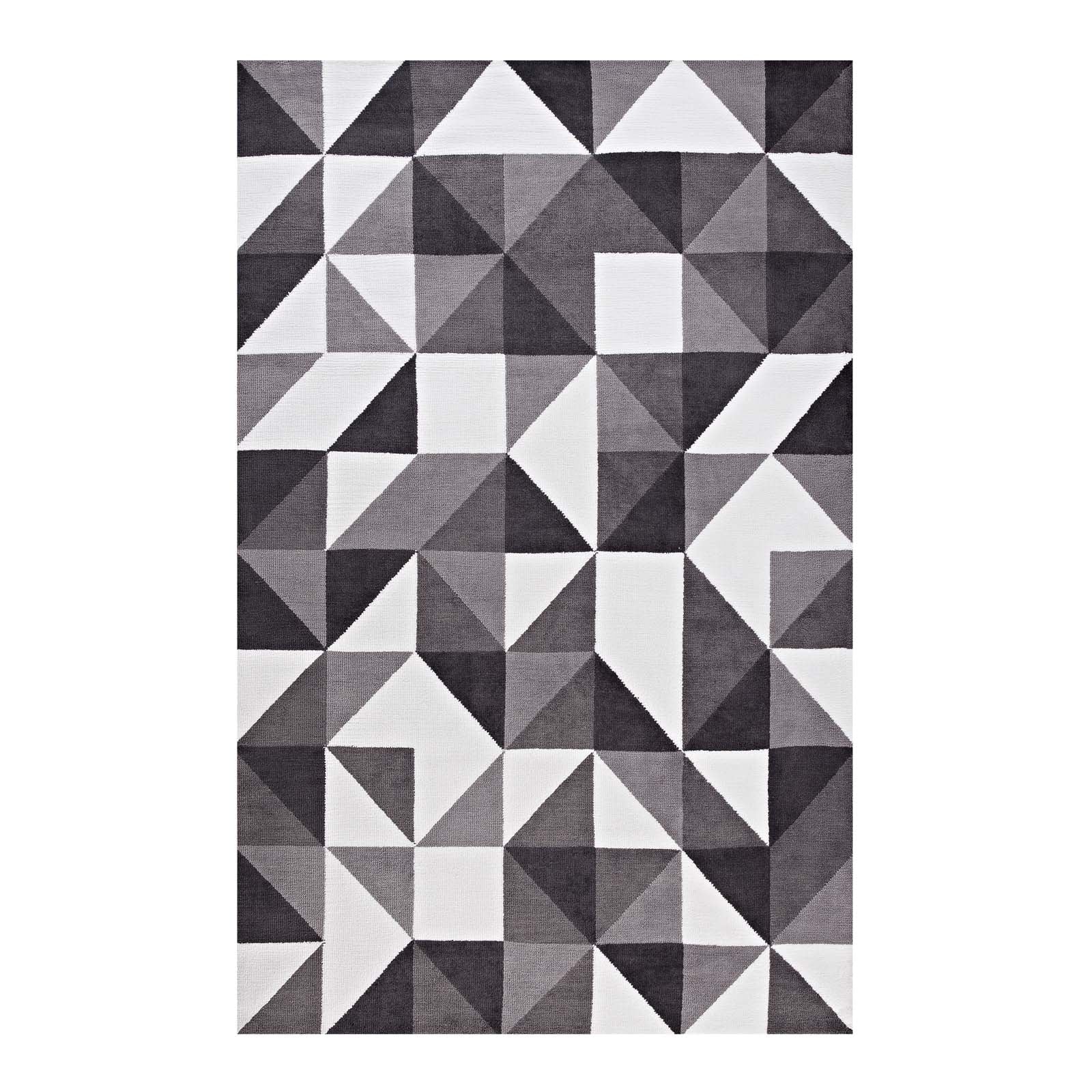 Kahula Geometric Triangle Mosaic 8x10 Area Rug