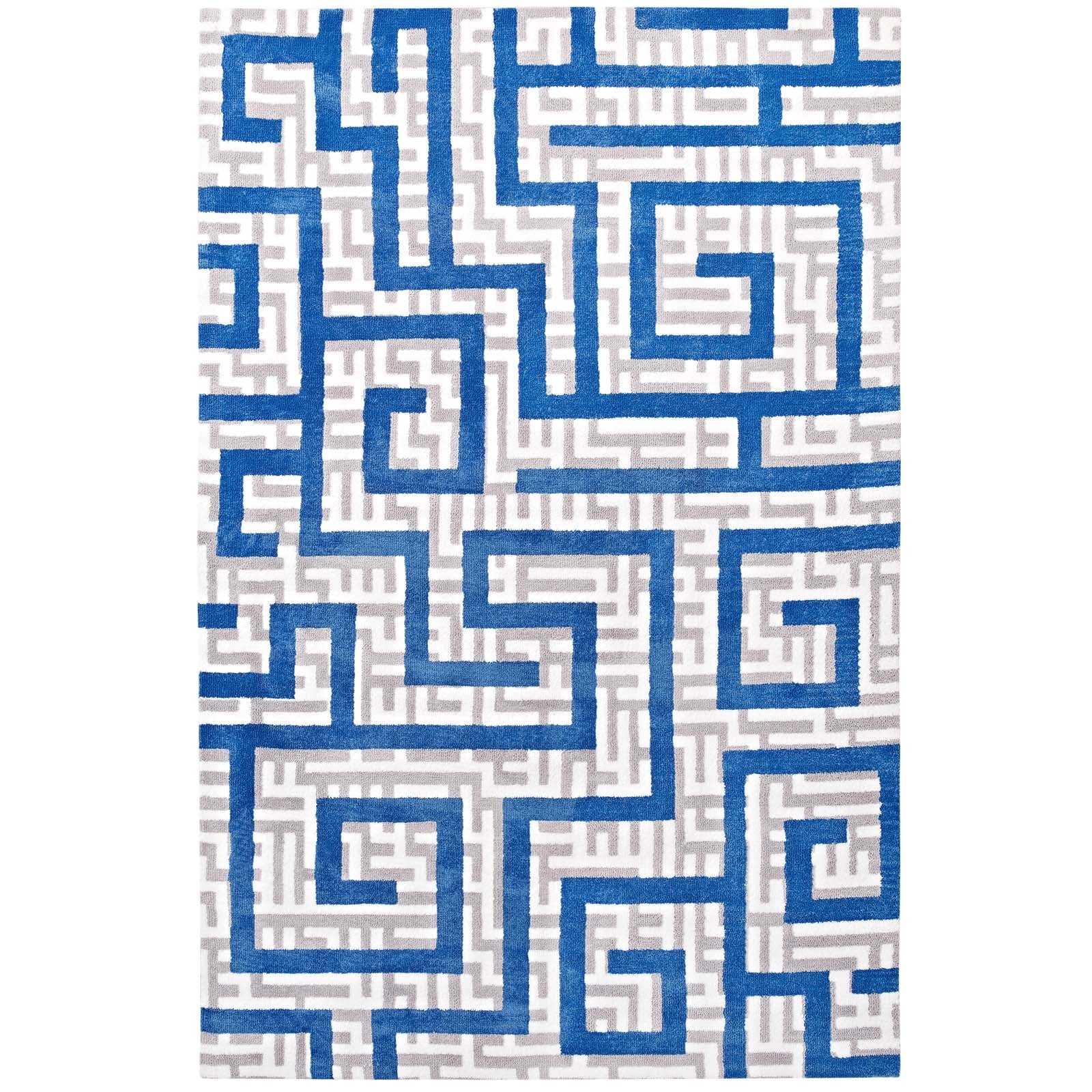 Nahia Geometric Maze 5x8 Area Rug