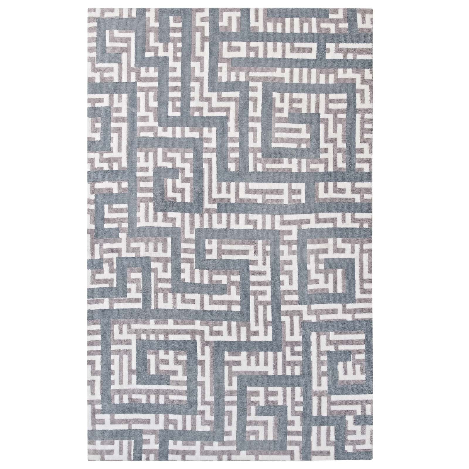 Nahia Geometric Maze 5x8 Area Rug