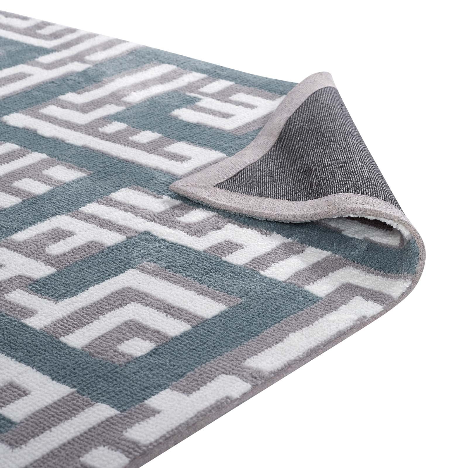 Nahia Geometric Maze 5x8 Area Rug