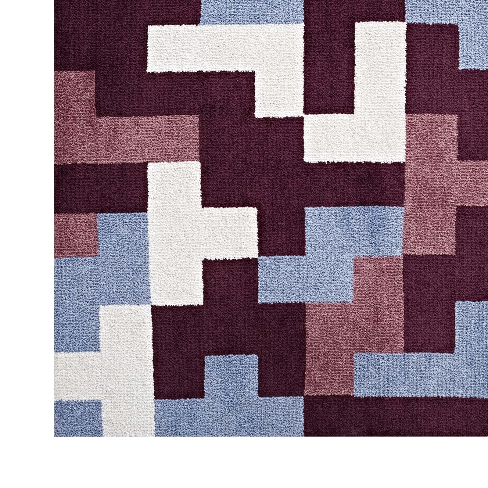 Andela Interlocking Block Mosaic 5x8 Area Rug