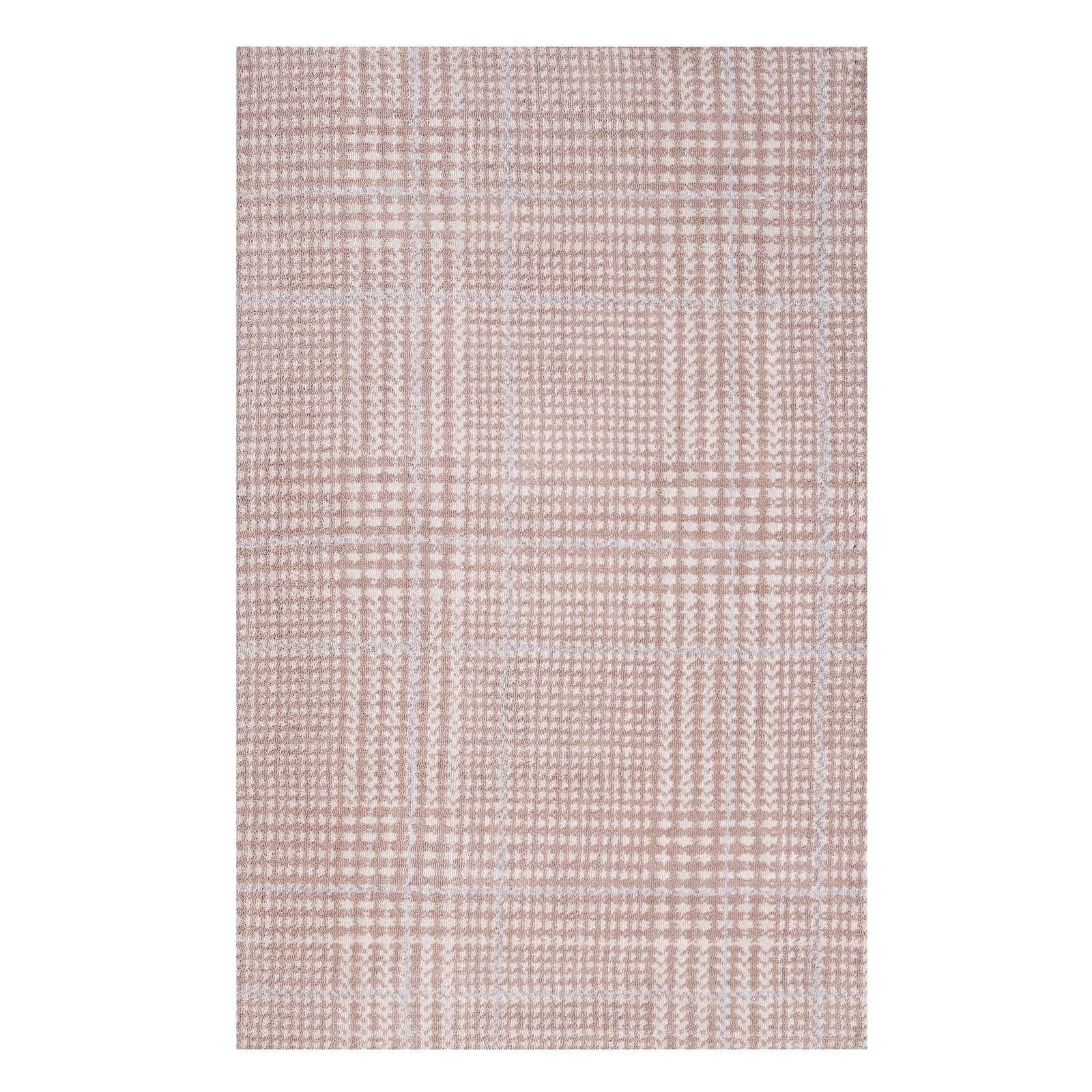 Kaja Abstract Plaid 5x8 Area Rug