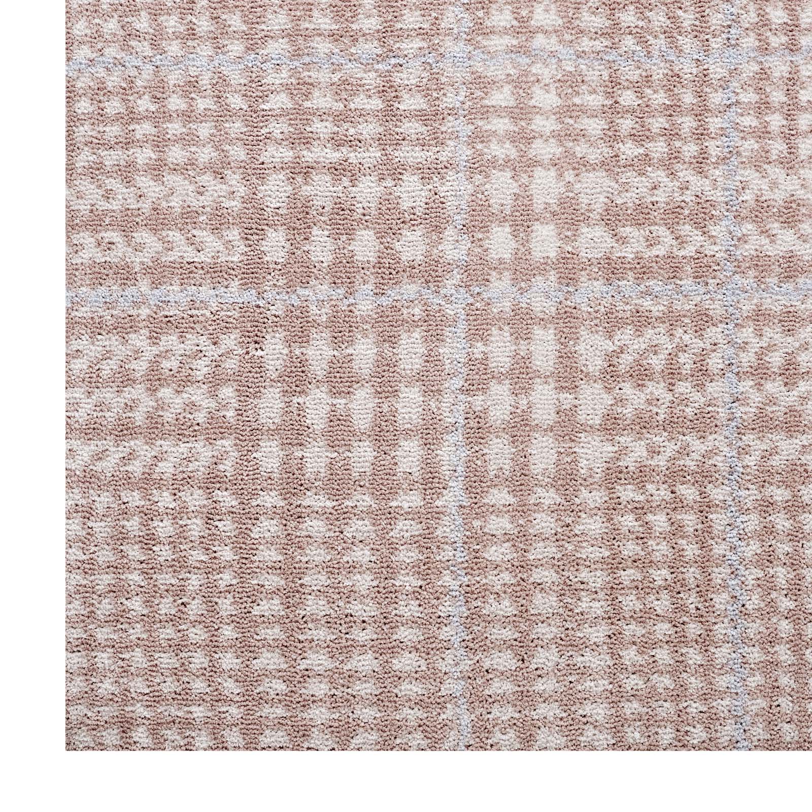 Kaja Abstract Plaid 8x10 Area Rug