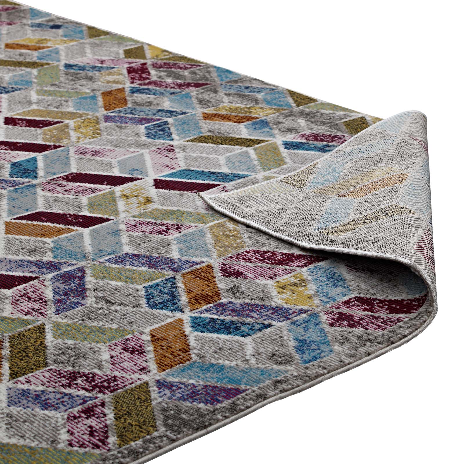 Laleh Geometric Mosaic 8x10 Area Rug