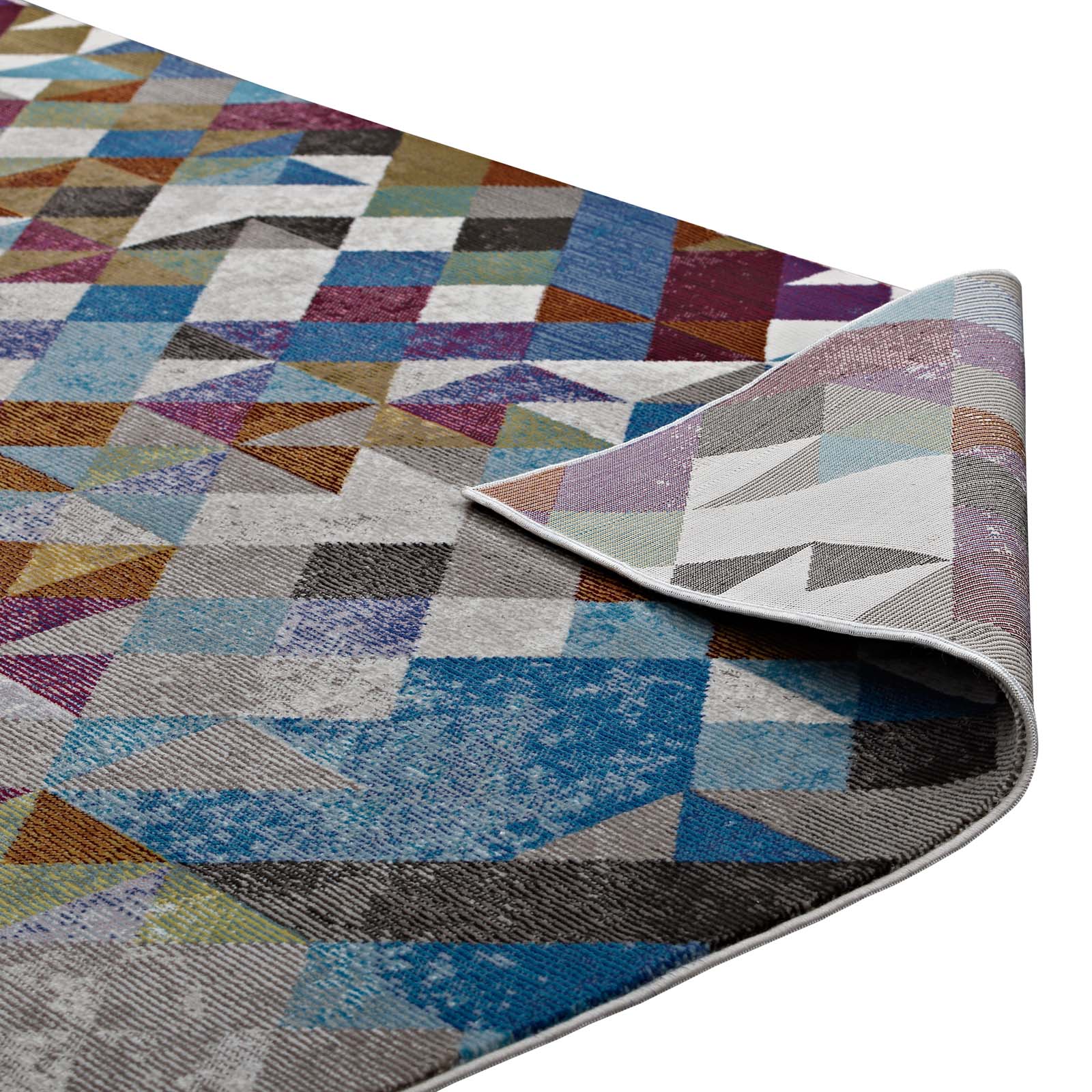 Lavendula Triangle Mosaic 8x10 Area Rug