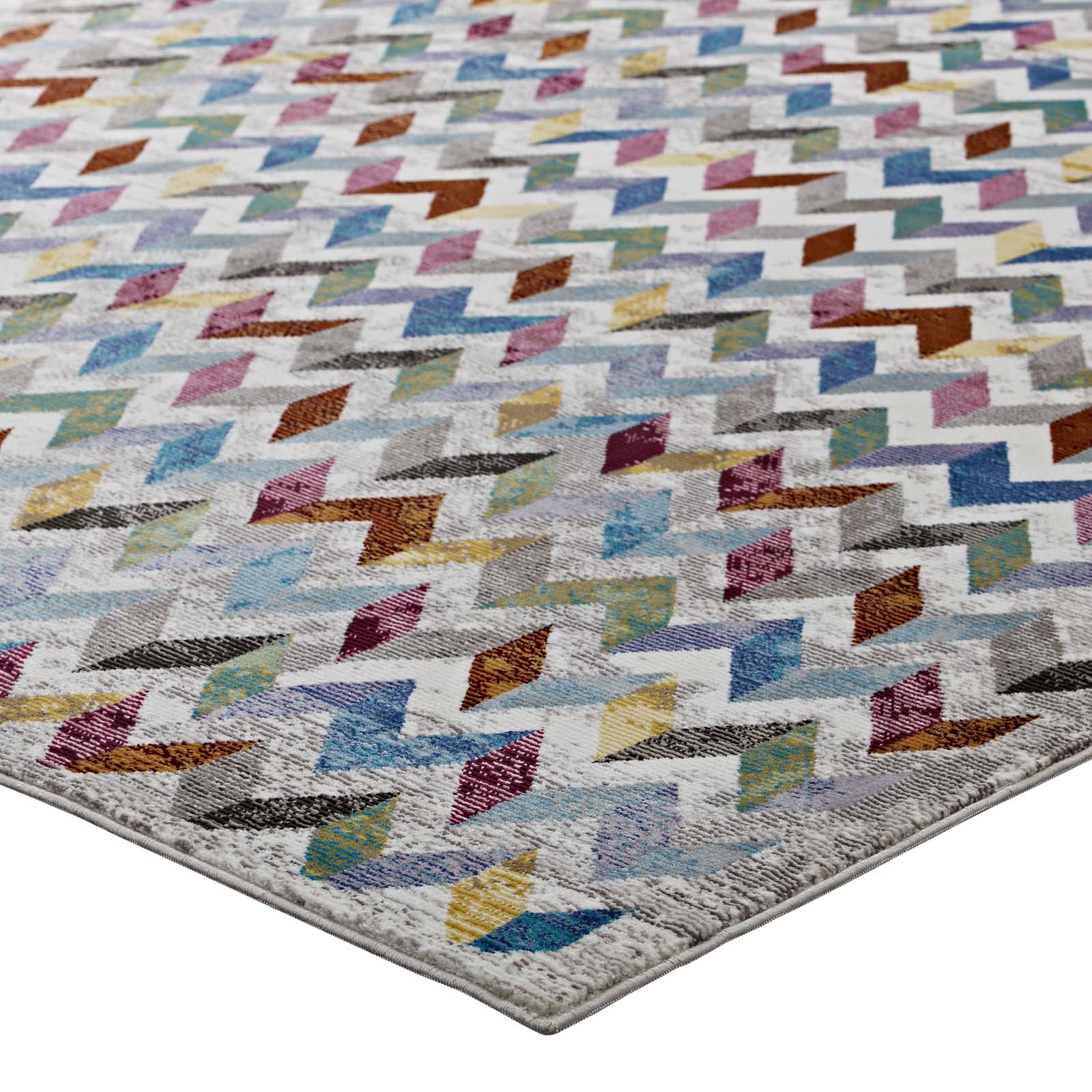 Gemma Chevron Mosaic 5x8 Area Rug