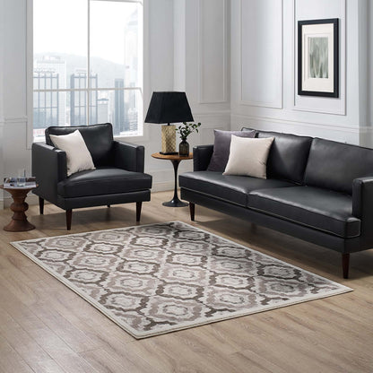 Kalinda Rustic Vintage Moroccan Trellis 5x8 Area Rug