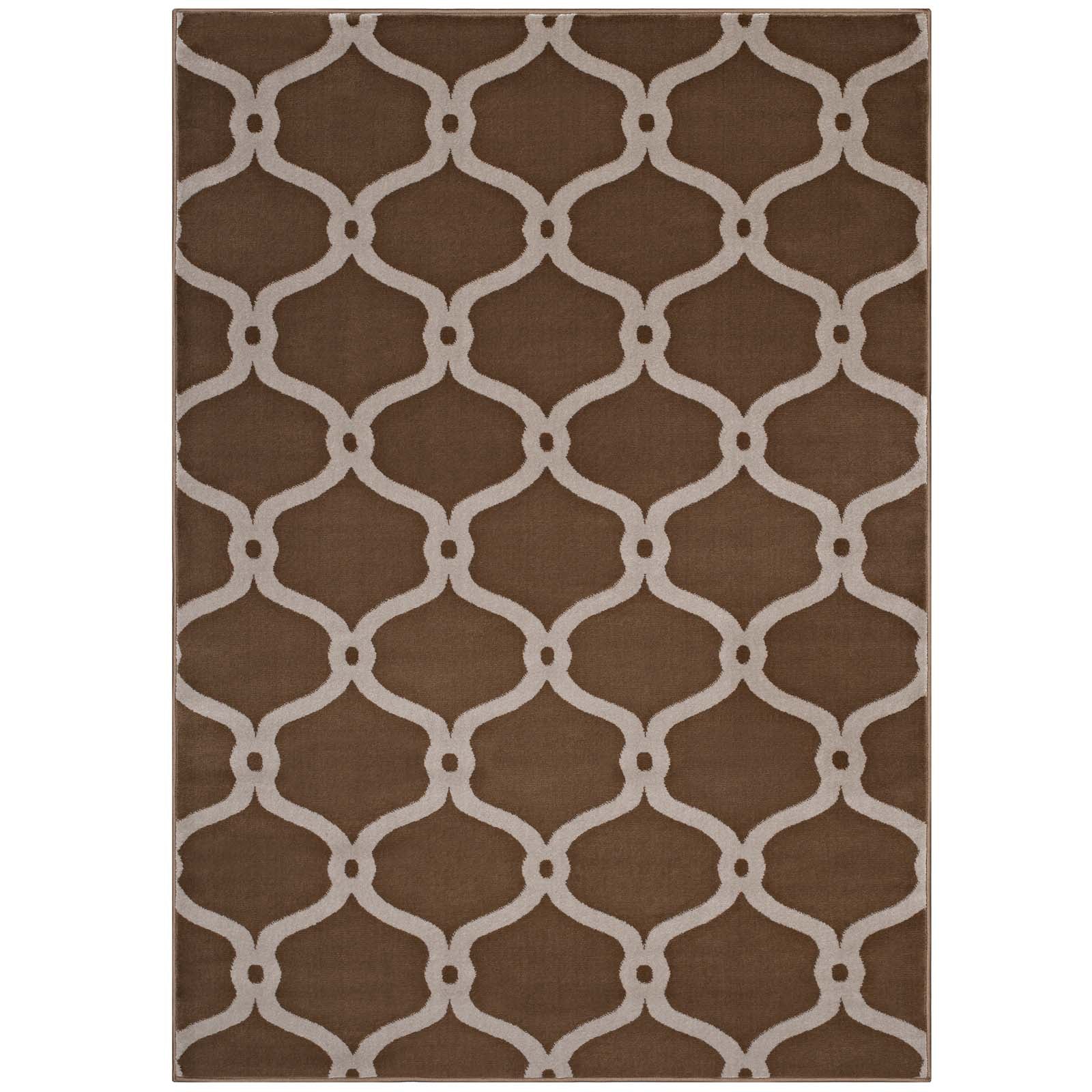 Beltara Chain Link Transitional Trellis 8x10 Area Rug