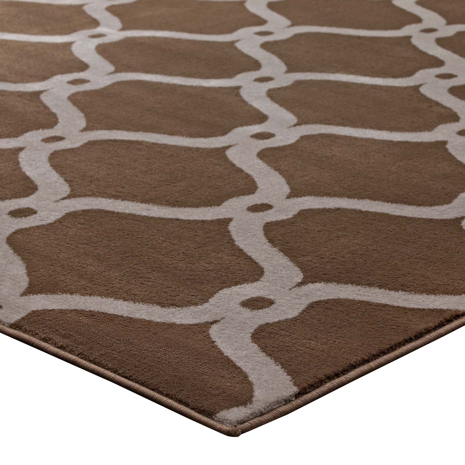 Beltara Chain Link Transitional Trellis 8x10 Area Rug