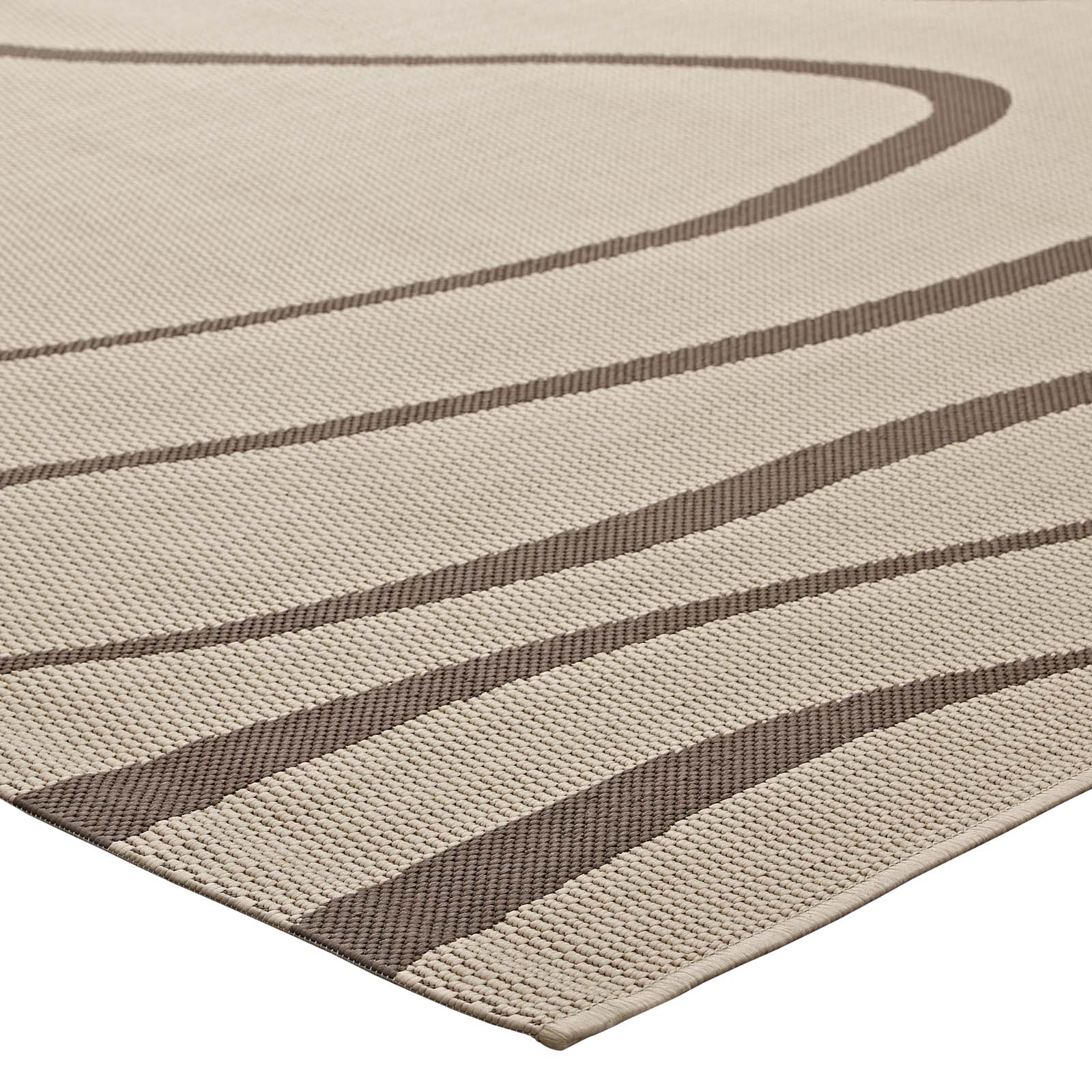 Surge Swirl Abstract 8x10 Indoor and Outdoor Area Rug