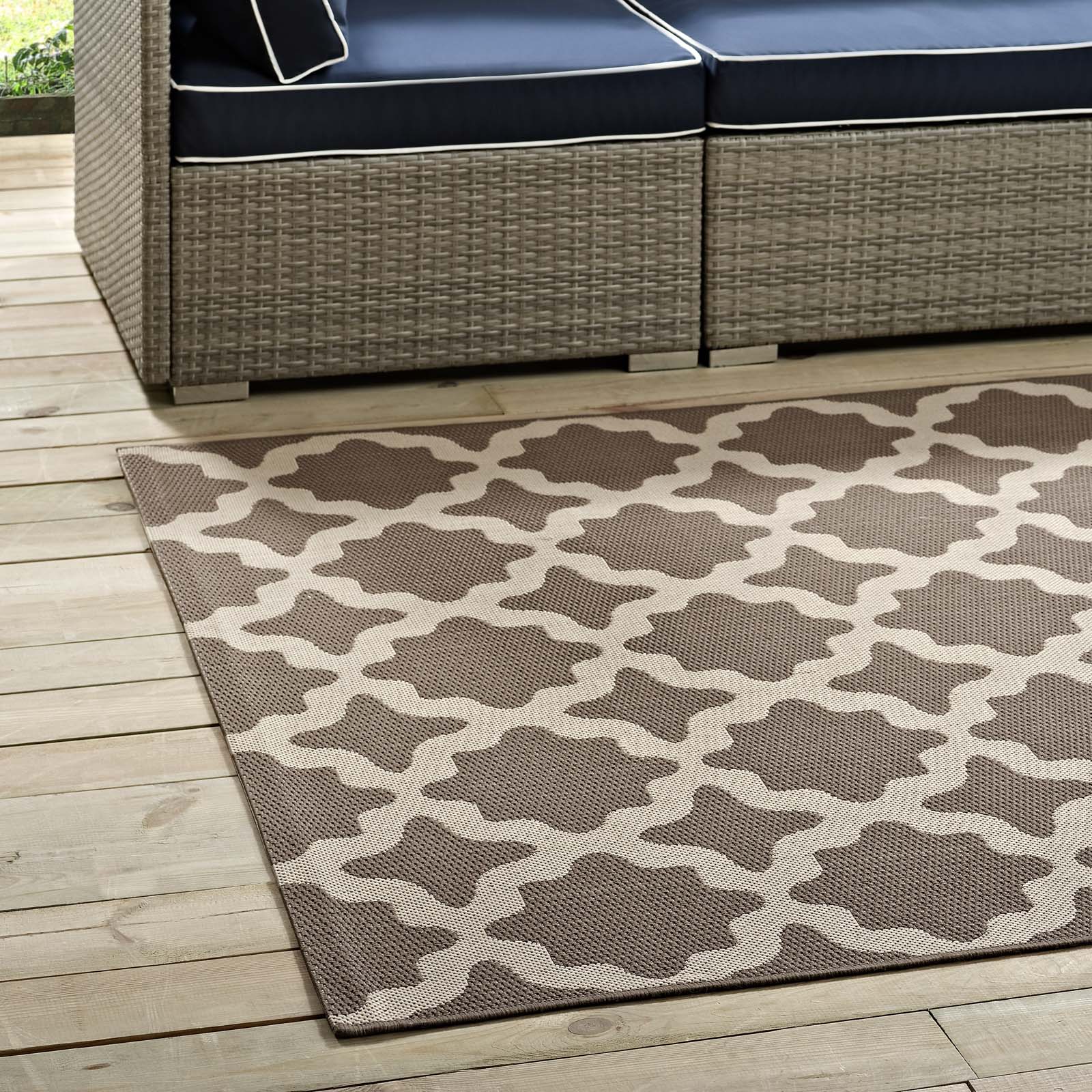 Cerelia Moroccan Trellis 5x8 Indoor and Outdoor Area Rug