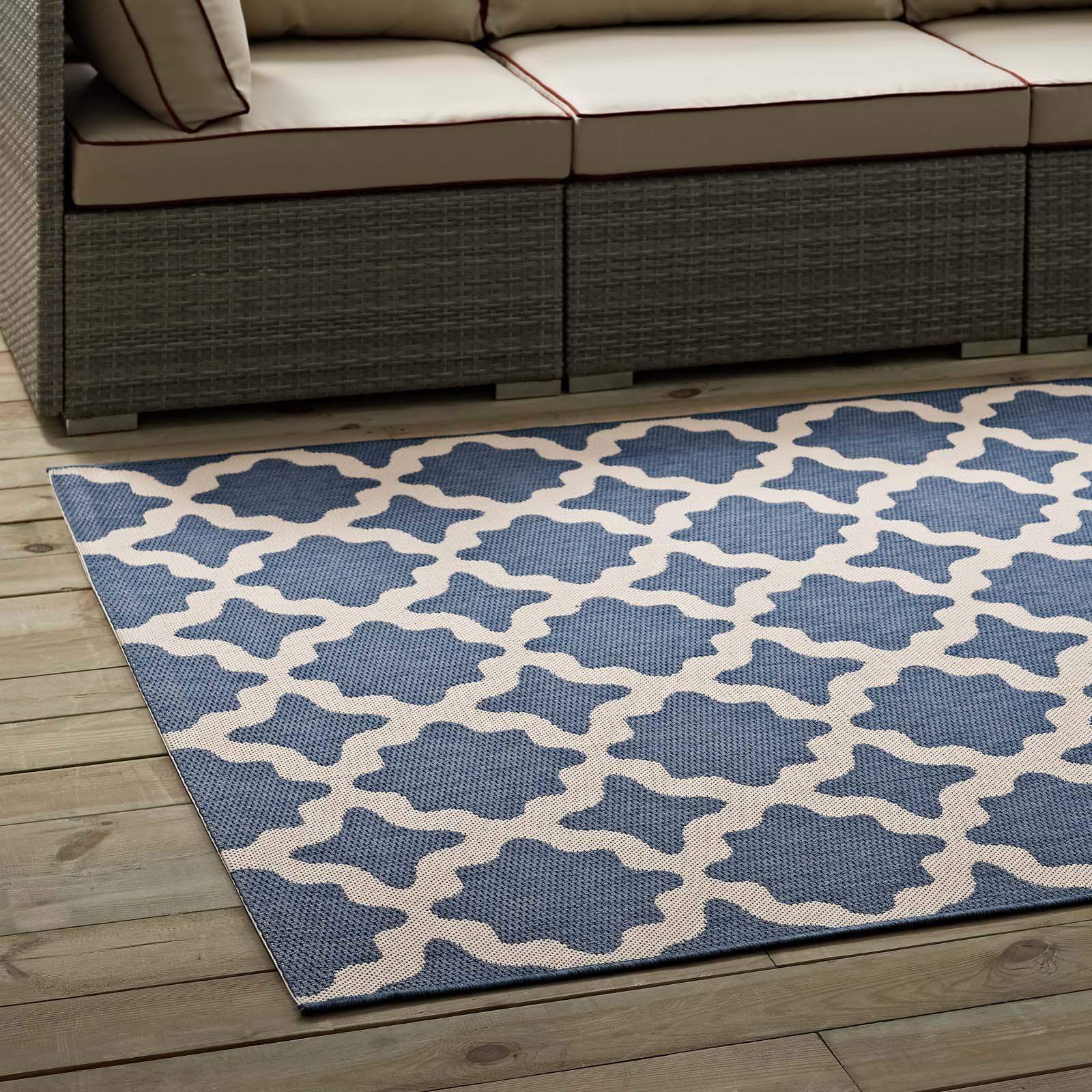 Cerelia Moroccan Trellis 5x8 Indoor and Outdoor Area Rug