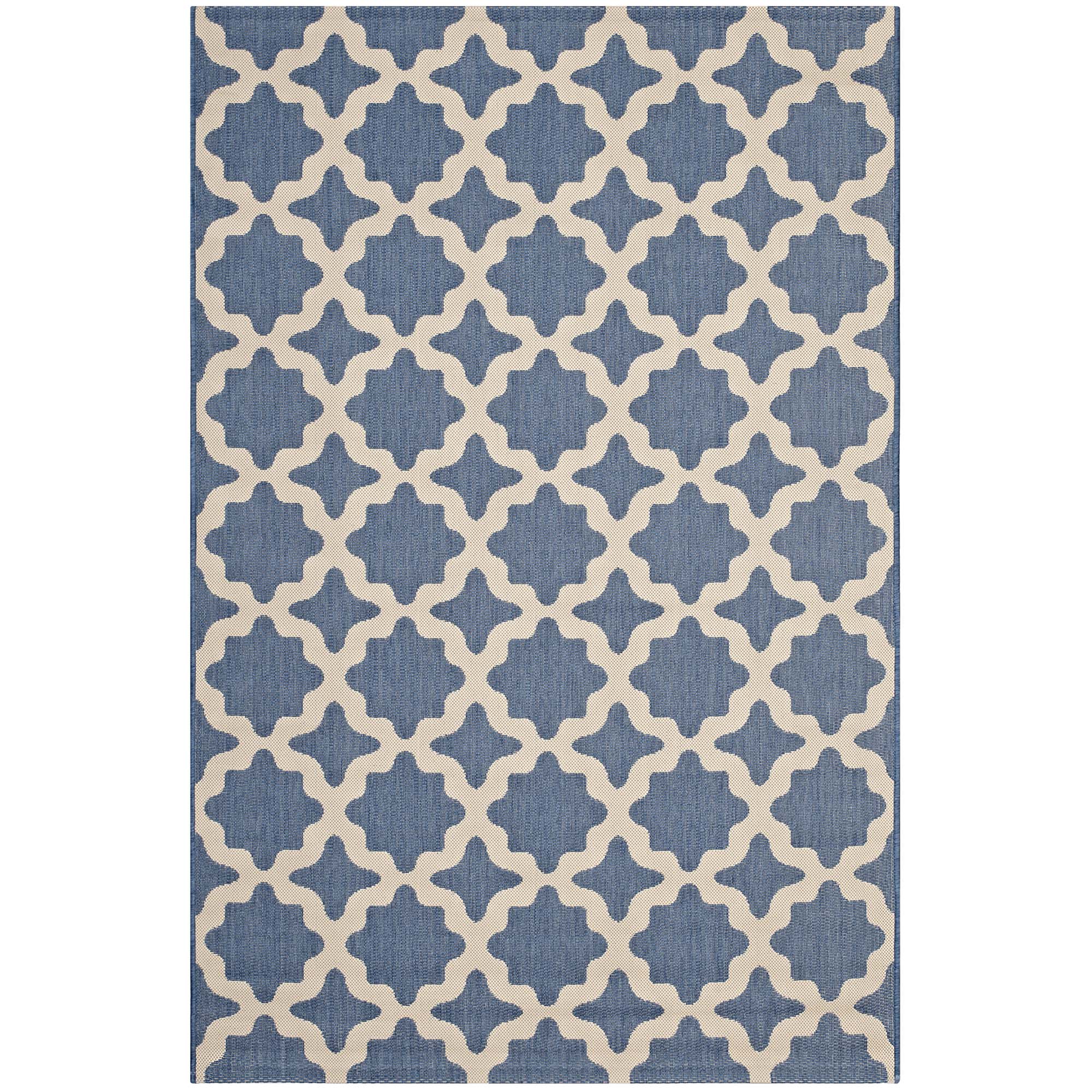 Cerelia Moroccan Trellis 9x12 Indoor and Outdoor Area Rug