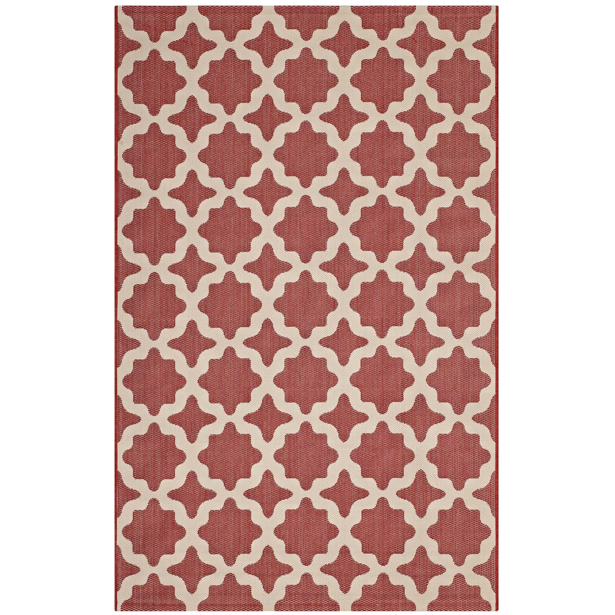 Cerelia Moroccan Trellis 4x6 Indoor and Outdoor Area Rug